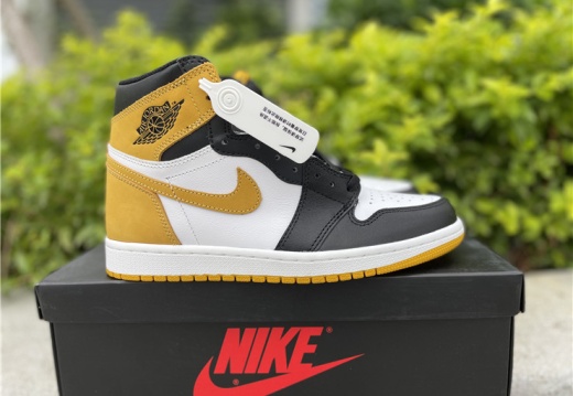 air jordan 1 high Yellow Ochre 555088-109 36-46